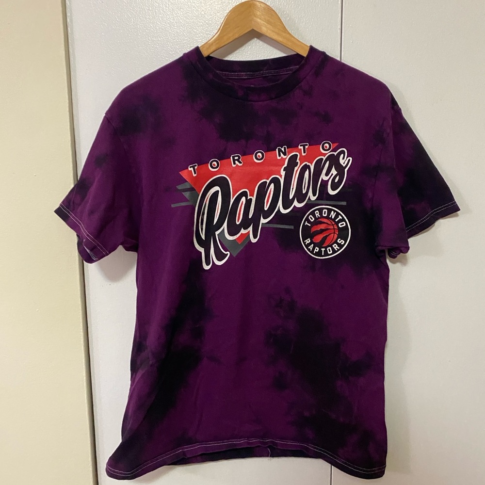 Toronto Raptors Purple Tie-Dye T-Shirt